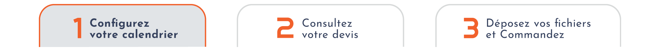 Options du calendrier