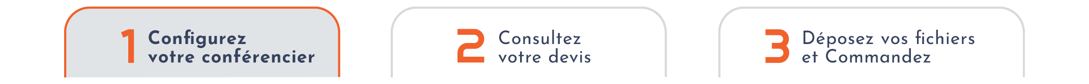 Options du conférencier